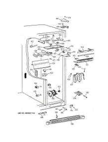 05 - Fresh Food Section parts for Ge Refrigerator TPX24BRBAWW from AppliancePartsPros.com