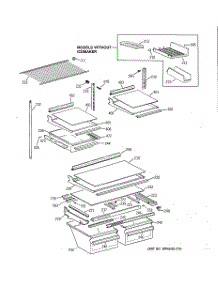 04 - Shelf Parts parts for Ge Refrigerator TBX21IIBRRAA from AppliancePartsPros.com