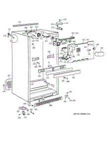 03 - Cabinet Parts parts for Ge Refrigerator TBG22PABURWW from AppliancePartsPros.com