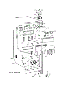 04 - Fresh Food Section parts for Ge Refrigerator TFX27PRBBBB from AppliancePartsPros.com