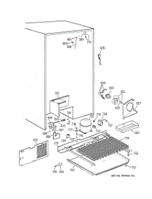 07 - Unit Parts parts for Ge Refrigerator TFG30PFCCWW from AppliancePartsPros.com