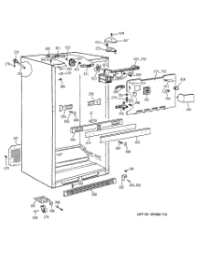 03 - Cabinet Parts parts for Ge Refrigerator TBX22PABRRWW from AppliancePartsPros.com