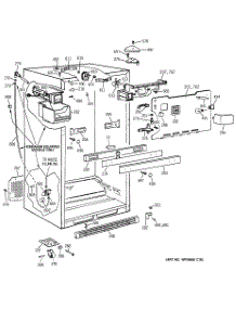 03 - Cabinet Parts parts for Ge Refrigerator TBX22PIBRRWW from AppliancePartsPros.com