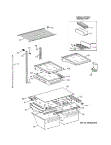 04 - Shelf Parts parts for Ge Refrigerator TBX22ZABRRWW from AppliancePartsPros.com
