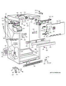 03 - Cabinet parts for Ge Refrigerator TBX21CIBRRAA from AppliancePartsPros.com