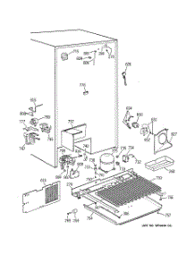 07 - Unit Parts parts for Ge Refrigerator TPX24PPBAWW from AppliancePartsPros.com