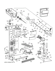 03 - Freezer Section parts for Ge Refrigerator TFX27ZPBBWW from AppliancePartsPros.com
