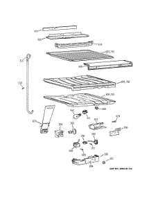 05 - Compartment Separator Parts parts for Ge Refrigerator TBX22PABRRBB from AppliancePartsPros.com