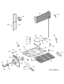 06 - Unit Parts parts for Ge Refrigerator TBH18JABVRBB from AppliancePartsPros.com