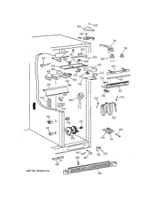 05 - Fresh Food Section parts for Ge Refrigerator TFX28PBBBWW from AppliancePartsPros.com