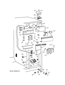 04 - Fresh Food Section parts for Ge Refrigerator TFX25PRBCWW from AppliancePartsPros.com