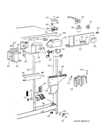 04 - Fresh Food Section parts for Ge Refrigerator TRX22PPBABS from AppliancePartsPros.com