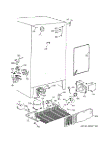 06 - Unit Parts parts for Ge Refrigerator TRX22PPBABS from AppliancePartsPros.com