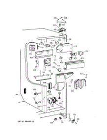 04 - Fresh Food Section parts for Ge Refrigerator TFX25CRBCAA from AppliancePartsPros.com