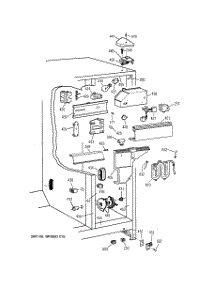 04 - Fresh Food Section parts for Ge Refrigerator TFT25PRBCAA from AppliancePartsPros.com