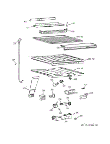 05 - Compartment Separator Parts parts for Ge Refrigerator TBX21AABRRWW from AppliancePartsPros.com