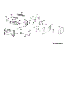 08 - Icemaker Wr30x0331 parts for Ge Refrigerator TPK24PRBCWW from AppliancePartsPros.com
