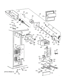 03 - Freezer Section parts for Ge Refrigerator TPJ24PRBCWW from AppliancePartsPros.com