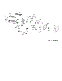 05 - Icemaker Wr30x0330 parts for Ge Refrigerator MSK25GRBCAA from AppliancePartsPros.com