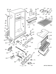 04 - Cabinet parts for Ge Refrigerator TNX22PRCALAA from AppliancePartsPros.com