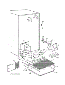 07 - Unit Parts parts for Ge Refrigerator TFK30PRBCAA from AppliancePartsPros.com