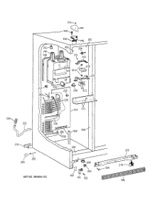 03 - Freezer Section parts for Ge Refrigerator TFX22JABCWW from AppliancePartsPros.com