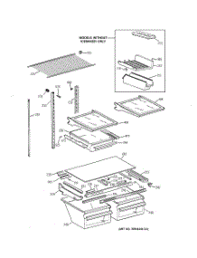 04 - Shelf Parts parts for Ge Refrigerator TBX18AABRRWW from AppliancePartsPros.com