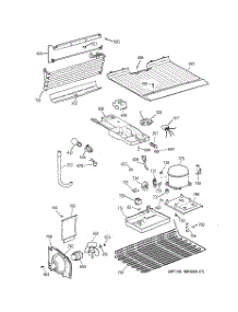 03 - Unit Parts parts for Ge Refrigerator MTX18HABMRWW from AppliancePartsPros.com