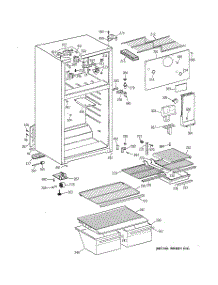 02 - Cabinet parts for Ge Refrigerator MTT16EABKRAA from AppliancePartsPros.com