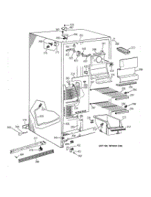 02 - Freezer Section parts for Ge Refrigerator MSG22GABCWW from AppliancePartsPros.com