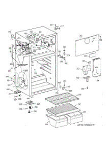02 - Cabinet parts for Ge Refrigerator TBX16SIBMLAA from AppliancePartsPros.com