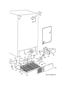 04 - Unit Parts parts for Ge Refrigerator MSG20GWBCWW from AppliancePartsPros.com