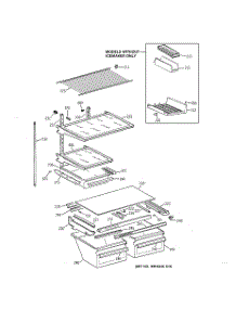 04 - Shelf Parts parts for Ge Refrigerator TBX22MACBRAA from AppliancePartsPros.com