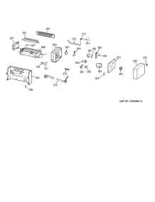 08 - Icemaker Wr30x0328 parts for Ge Refrigerator TPX24PBBBBB from AppliancePartsPros.com