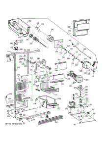 03 - Freezer Section parts for Ge Refrigerator TFG22PRBCWW from AppliancePartsPros.com