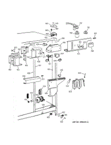 04 - Fresh Food Section parts for Ge Refrigerator TFX22PPBCBB from AppliancePartsPros.com