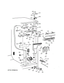 04 - Fresh Food Section parts for Ge Refrigerator TPG21PRBCBB from AppliancePartsPros.com