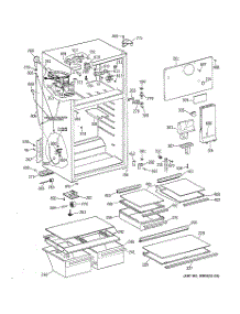02 - Cabinet parts for Ge Refrigerator TBT18NIBMRAA from AppliancePartsPros.com
