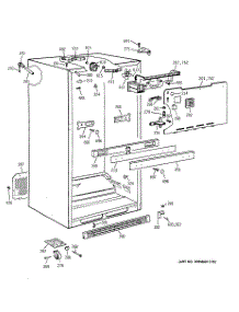 03 - Cabinet Parts parts for Ge Refrigerator TBX21DACBRWW from AppliancePartsPros.com