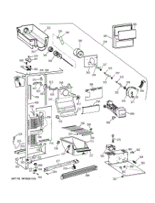 02 - Freezer Section parts for Ge Refrigerator TFT22JWBCAA from AppliancePartsPros.com