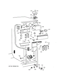 04 - Fresh Food Section parts for Ge Refrigerator TFX22PRBCBB from AppliancePartsPros.com