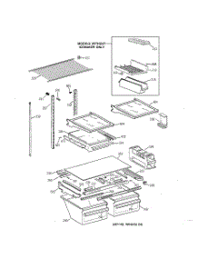 04 - Shelf Parts parts for Ge Refrigerator TBX19VIBRRWW from AppliancePartsPros.com