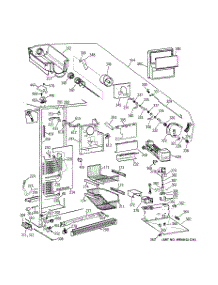 03 - Freezer Section parts for Ge Refrigerator TPG21KRBCWS from AppliancePartsPros.com
