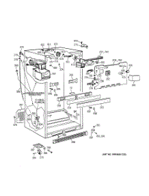 03 - Cabinet parts for Ge Refrigerator TBX19VABRRWW from AppliancePartsPros.com