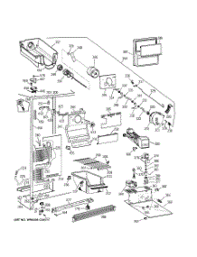 02 - Freezer Section parts for Ge Refrigerator TFT20JRBCAA from AppliancePartsPros.com