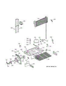 06 - Unit Parts parts for Ge Refrigerator TBX18CIBQRWW from AppliancePartsPros.com