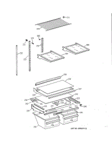 04 - Shelf Parts parts for Ge Refrigerator TBX19FIBRRAA from AppliancePartsPros.com