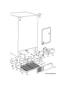 04 - Unit Parts parts for Ge Refrigerator TFJ20JABCWW from AppliancePartsPros.com