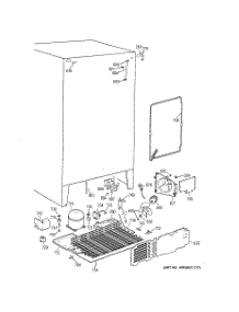 04 - Unit Parts parts for Ge Refrigerator TFZ20JRBCWH from AppliancePartsPros.com