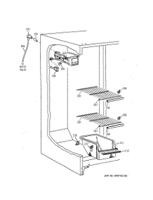 05 - Freezer Section parts for Ge Refrigerator TFX20JRBCWH from AppliancePartsPros.com